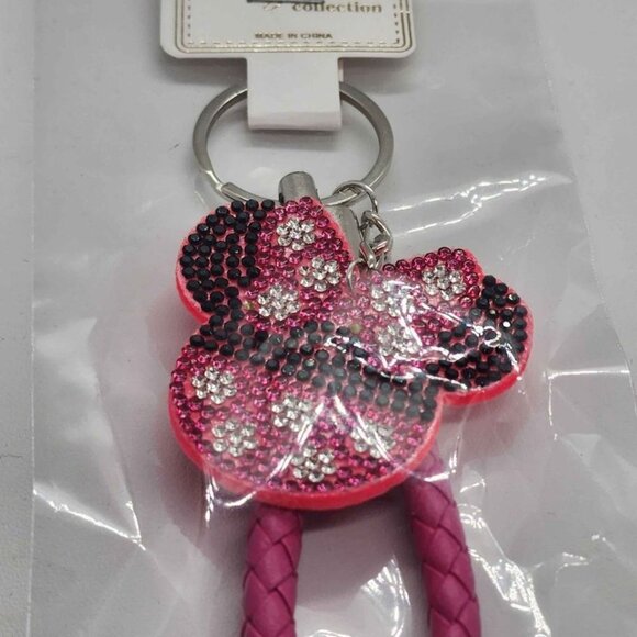 Brand NEW  Light Pink Minnie Mouse  KEYCHAIN - Picture 4 of 4